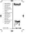 HERKULES SHZ 125/250 Operating Instructions Manual preview