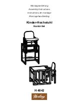 HERLAG Kombi-Set H 4842 Assembly Instructions Manual preview