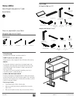 HermanMiller 1BNX5K - J Assembly Instructions предпросмотр