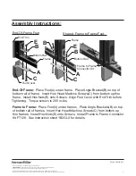 Предварительный просмотр 2 страницы HermanMiller Canvas Office Landscape Architectural Foot Installation And Disassembly For Recycling Instructions