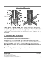 Предварительный просмотр 4 страницы HermanMiller Canvas Office Landscape Architectural Foot Installation And Disassembly For Recycling Instructions