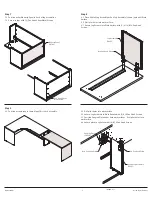 Предварительный просмотр 6 страницы HermanMiller Canvas Office Landscape Metal Desk Installation And Disassembly For Recycling Instructions