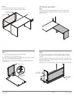 Предварительный просмотр 7 страницы HermanMiller Canvas Office Landscape Metal Desk Installation And Disassembly For Recycling Instructions