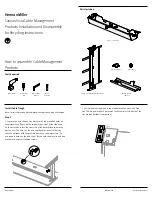 HermanMiller Canvas Vista Cable Management Installation And Disassembly preview