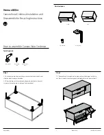 HermanMiller Canvas Vista Credenza Installation And Disassembly For Recycling Instructions предпросмотр