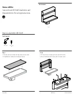 HermanMiller Canvas Vista UBI Installation And Disassembly Instructions предпросмотр