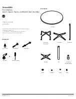 HermanMiller Eames Square Assembly Manual предпросмотр