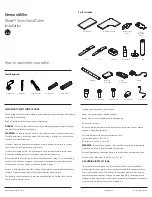 Предварительный просмотр 1 страницы HermanMiller Motia Sit-to-Stand Table Installation Manual