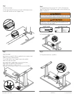 Предварительный просмотр 4 страницы HermanMiller Motia Sit-to-Stand Table Installation Manual