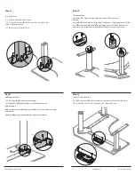 Предварительный просмотр 6 страницы HermanMiller Motia Sit-to-Stand Table Installation Manual