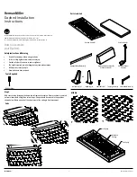 HermanMiller Nelson Daybed Installation Instructions предпросмотр