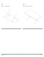 Предварительный просмотр 2 страницы HermanMiller Nelson X-Leg Table Assembly Instructions