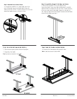 Предварительный просмотр 3 страницы HermanMiller Nevi Height Adjustment Table Installation