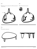 Предварительный просмотр 2 страницы HermanMiller Noguchi Rudder Coffee Table Assembly Instructions