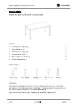 Предварительный просмотр 1 страницы HermanMiller Repeat Single Desk Assembly Instructions Manual