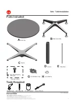 Предварительный просмотр 1 страницы HermanMiller Setu Table Installation