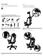 HermanMiller Vantum Disassembly Instructions предпросмотр