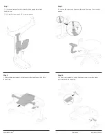 Предварительный просмотр 5 страницы HermanMiller Verus Task Chair Disassembly Instructions Manual