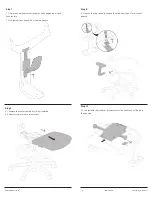 Предварительный просмотр 12 страницы HermanMiller Verus Task Chair Disassembly Instructions Manual