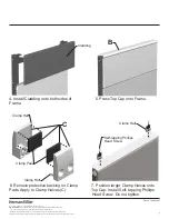 Предварительный просмотр 3 страницы HermanMiller Vivo Interiors Upmount Screen Installation Instruction