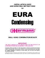 Hermann Eura Condensing Installation, User And Servicing Instructions preview