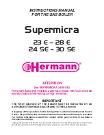 Hermann Supermicra 23 E Instruction Manual preview