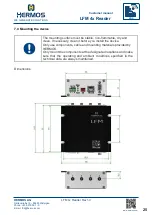 Предварительный просмотр 25 страницы HERMOS LFM 4x Customer'S Manual