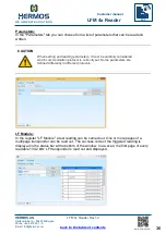 Предварительный просмотр 37 страницы HERMOS LFM 4x Customer'S Manual