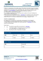 Предварительный просмотр 49 страницы HERMOS LFM 4x Customer'S Manual