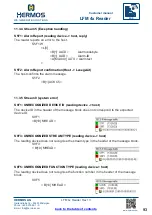 Предварительный просмотр 99 страницы HERMOS LFM 4x Customer'S Manual