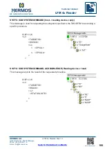 Предварительный просмотр 106 страницы HERMOS LFM 4x Customer'S Manual