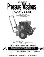 Preview for 1 page of HERO PW-2530-AC Safety And Operating Manual