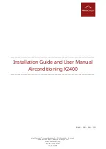 HeroCamper Airconditioning K2400 Installation Manual And User'S Manual предпросмотр
