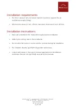 Предварительный просмотр 10 страницы HeroCamper Airconditioning K2400 Installation Manual And User'S Manual