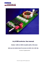 Heros tiny SCR Preselector User Manual preview