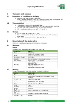 Preview for 8 page of HEROSE 0125 Series Operating Instructions Manual