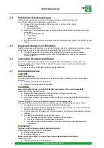 Preview for 8 page of HEROSE 0651 Series Operating Instructions Manual