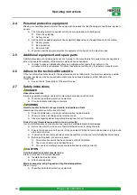 Preview for 20 page of HEROSE 0651 Series Operating Instructions Manual