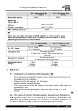 Preview for 11 page of HEROSE 4186 Series Original Operating And Installation Instructions