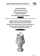 HEROSE T118 Operating Instructions Manual preview