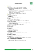 Preview for 19 page of HEROSE T118 Operating Instructions Manual