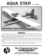 Herr Engineering AQUA STAR HRR502 Assembly Instructions Manual preview