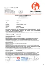 Предварительный просмотр 23 страницы herrmann HG 75 A-E Assembly And Operating Instructions Manual