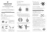 Herrnhuter Herrnhut Stars A1e Assembly Instructions предпросмотр