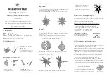 Preview for 2 page of Herrnhuter Herrnhut Stars A1e Assembly Instructions