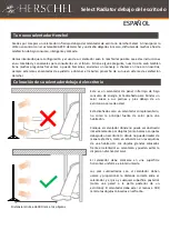 Preview for 44 page of Herschel HS220UD Installation & Operating Instructions Manual