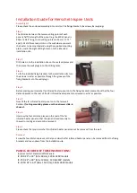 Preview for 6 page of Herschel Inspire Comfort IC-400 Installation & Operating Instructions Manual