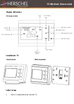 Предварительный просмотр 3 страницы Herschel iQ Heating Controls T2 Installation And Operating Instructions Manual