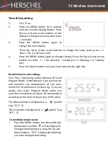 Предварительный просмотр 6 страницы Herschel iQ Heating Controls T2 Installation And Operating Instructions Manual