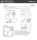 Preview for 3 page of Herschel iQ R2 Installation And Operating Instructions Manual